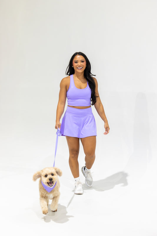 Classic 4ft B&B Dog Leash — Lavender Purple