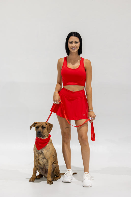 Dog Mom Set — Scarlet Red