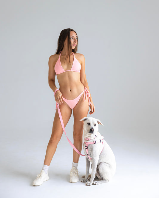 String Bikini Bottom — Bubblegum Pink