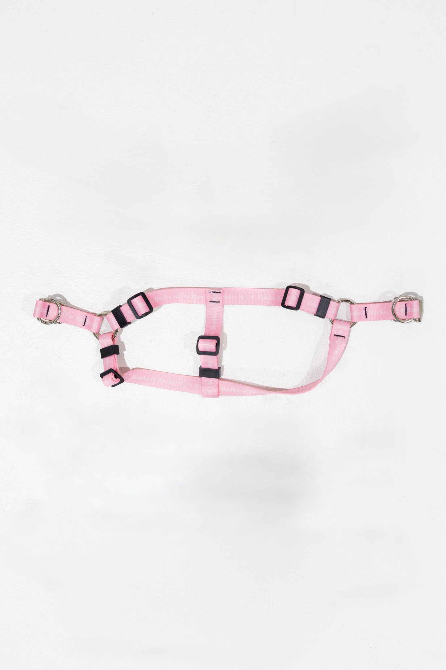 Adjustable B&B Dog Harness — Bubblegum Pink