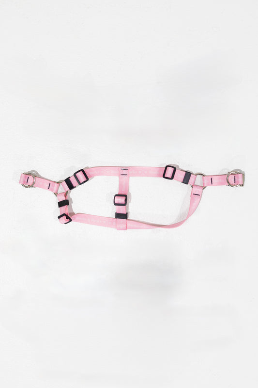 Adjustable B&B Dog Harness — Bubblegum Pink