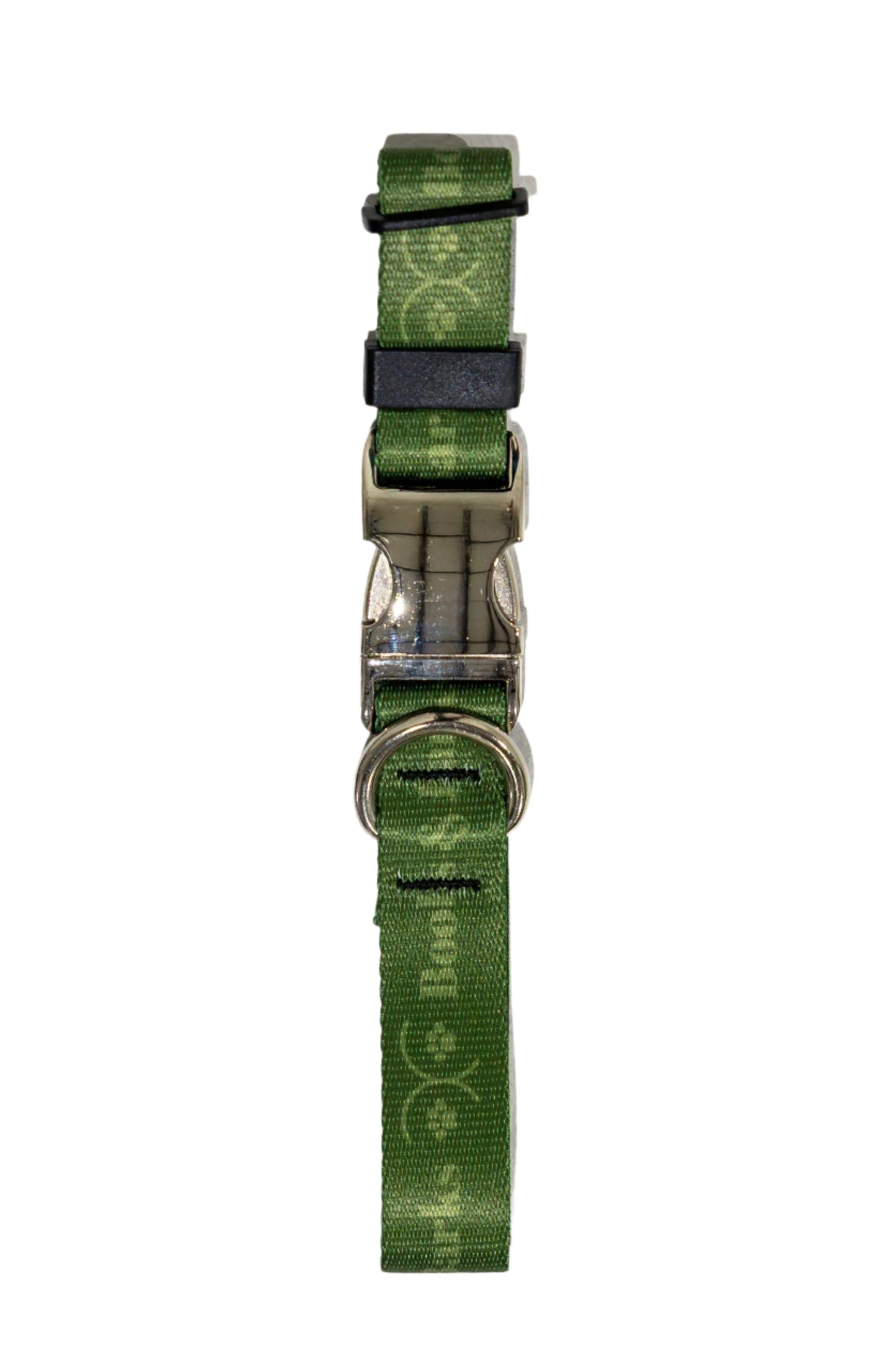 Adjustable B&B Dog Collar — Forest Green