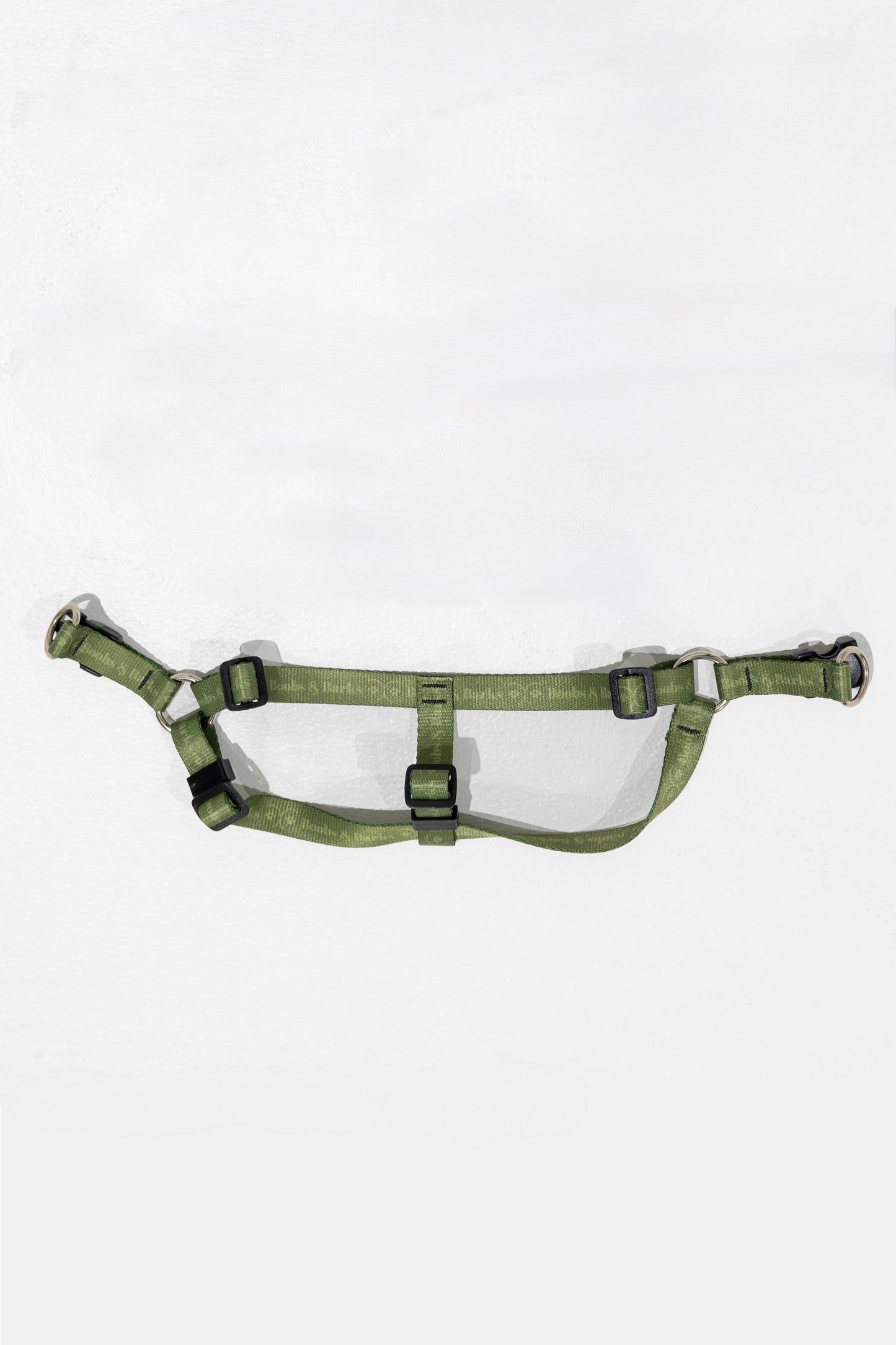 Adjustable B&B Dog Harness — Forest Green