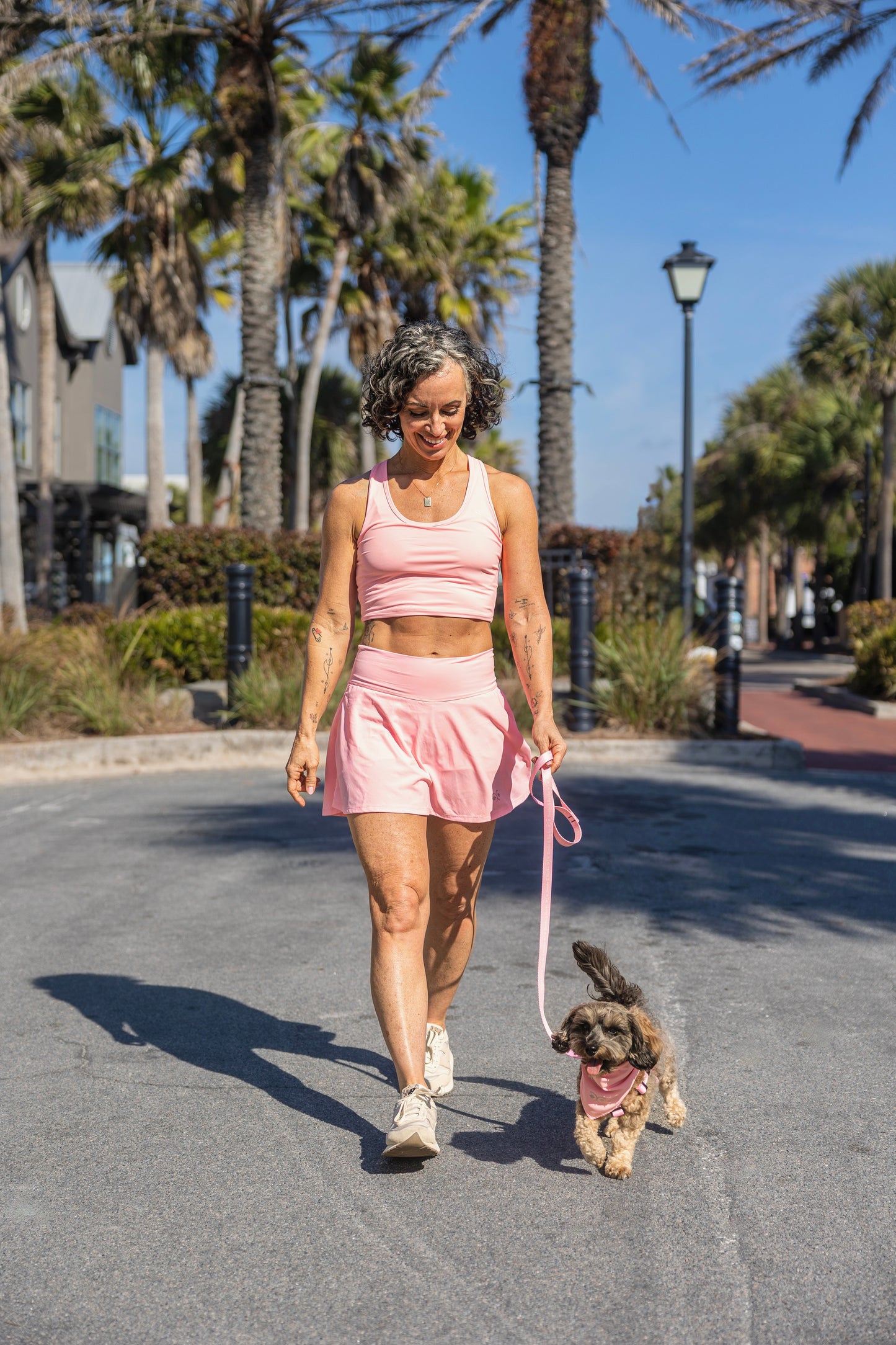 The Harbour Skort in Palm Blush