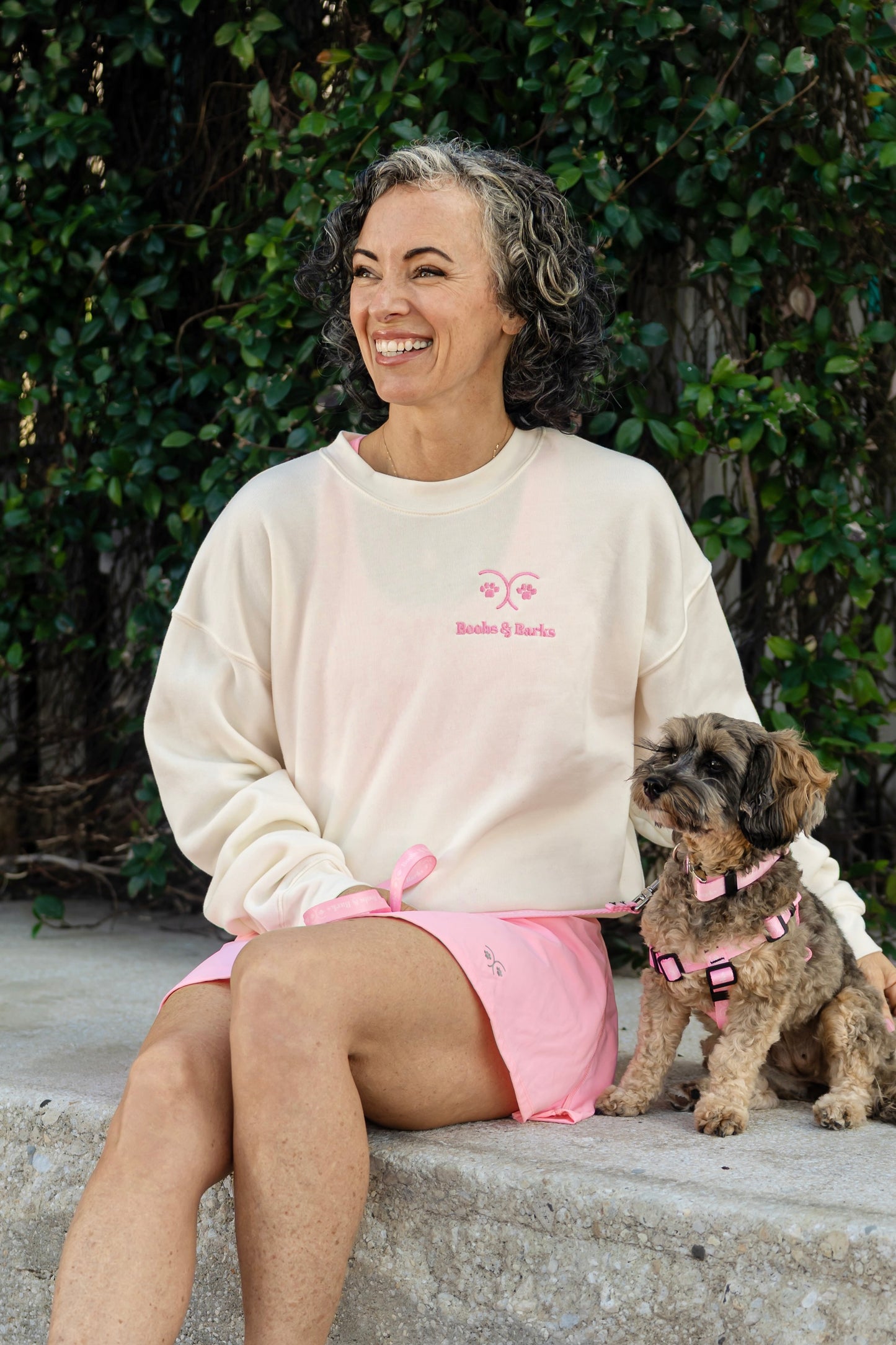 The B&B Off Duty Sweat Set in Oyster