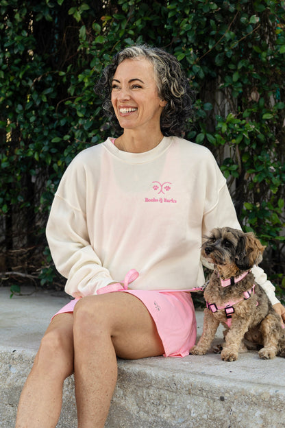 The B&B Off Duty Sweat Set in Oyster