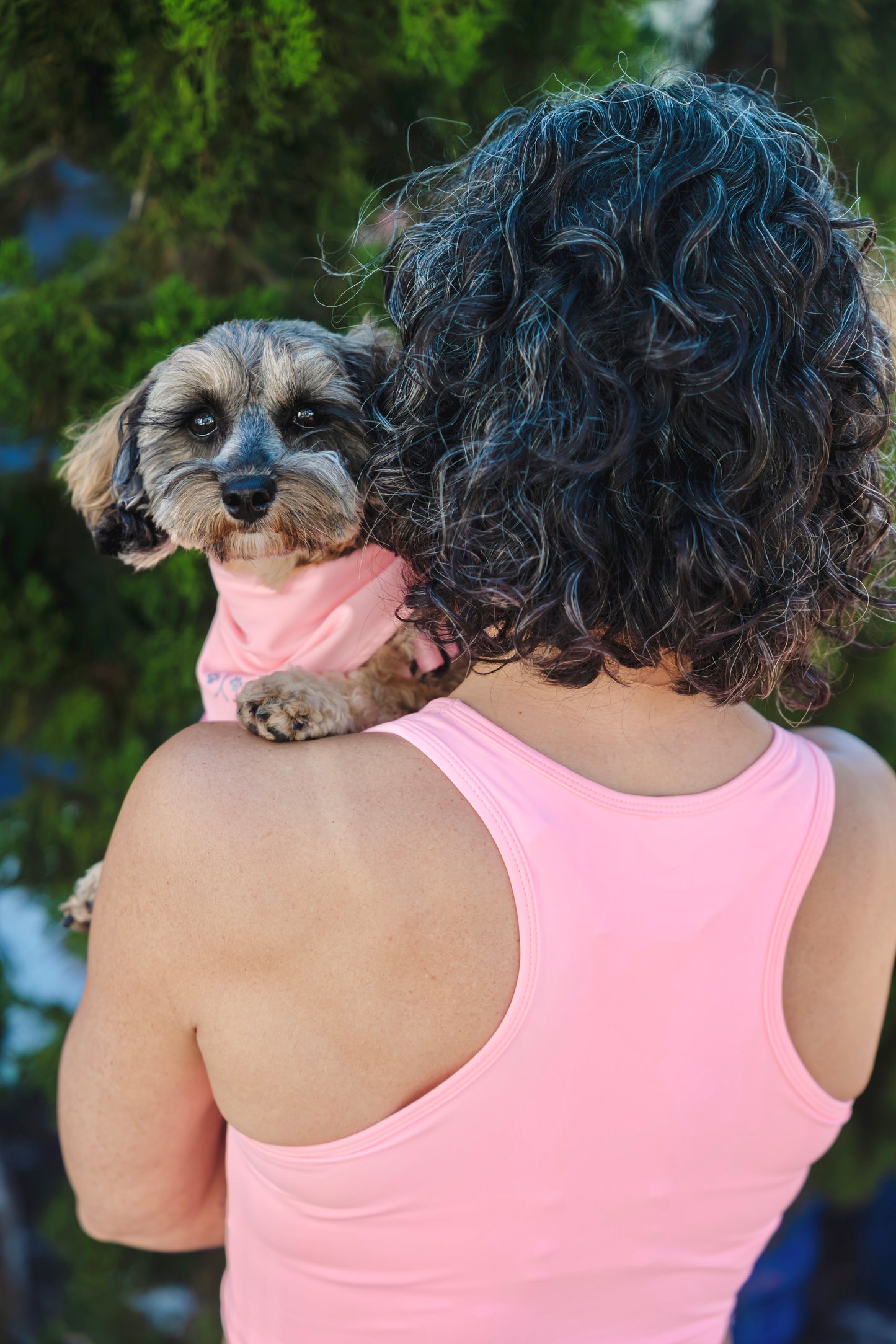 The Harbour Tank in Palm Blush