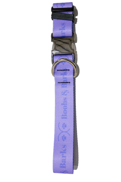 Adjustable B&B Dog Collar — Lavender Purple