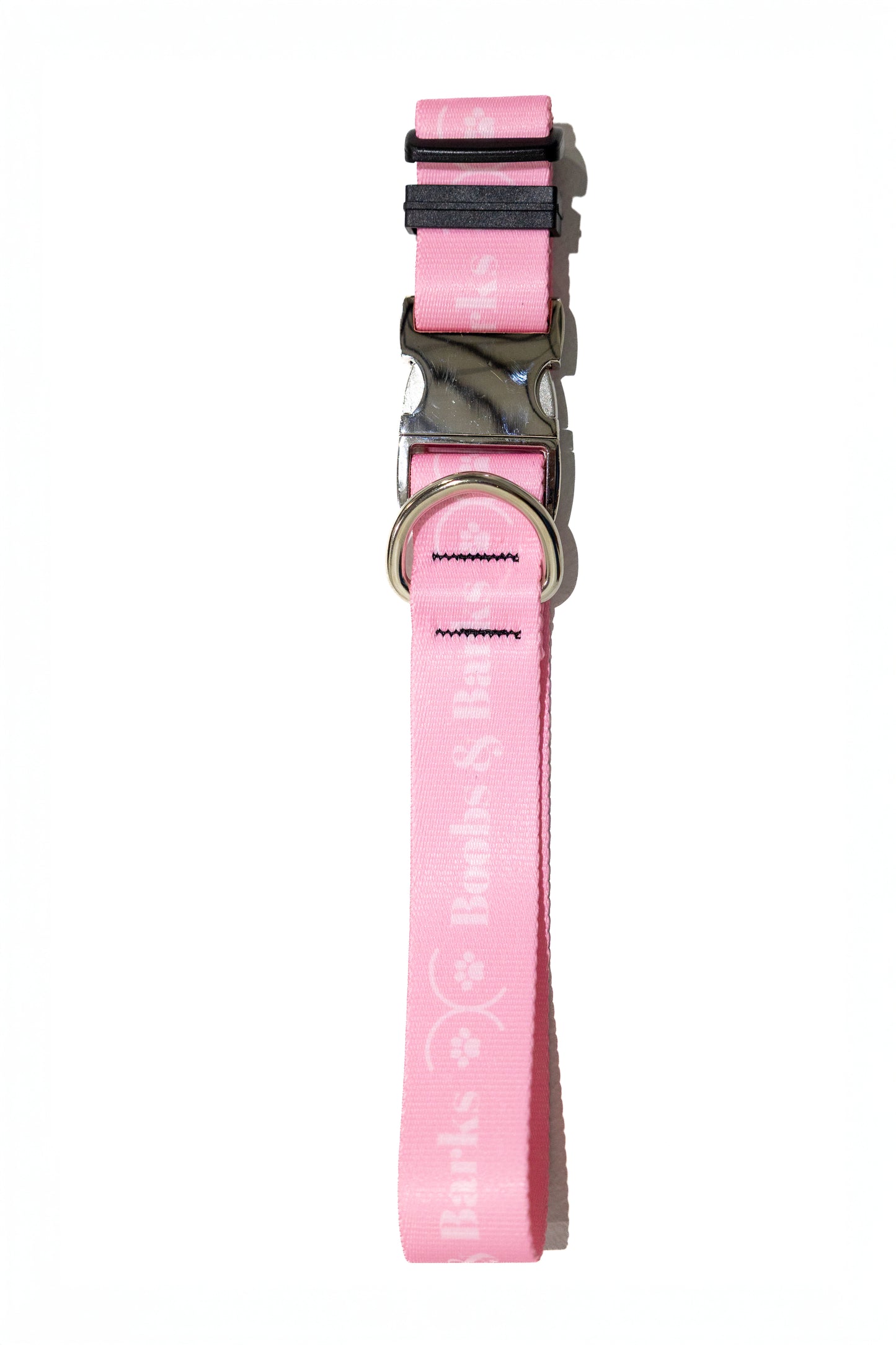 Adjustable B&B Dog Collar — Bubblegum Pink