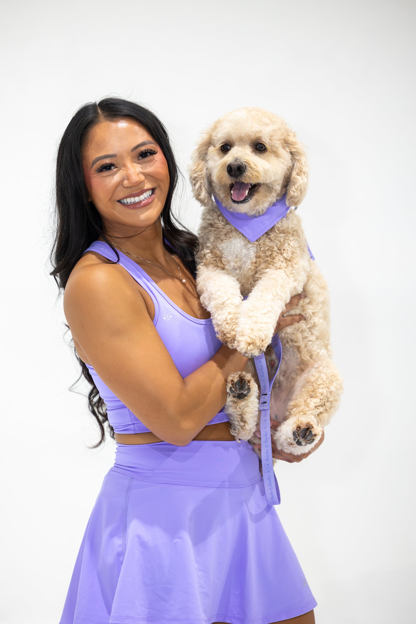 Durable Dog Bandana — Lavender Purple