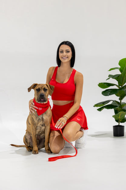 Dog Mom Set — Scarlet Red