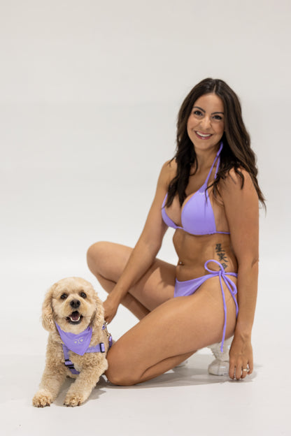 Durable Dog Bandana — Lavender Purple