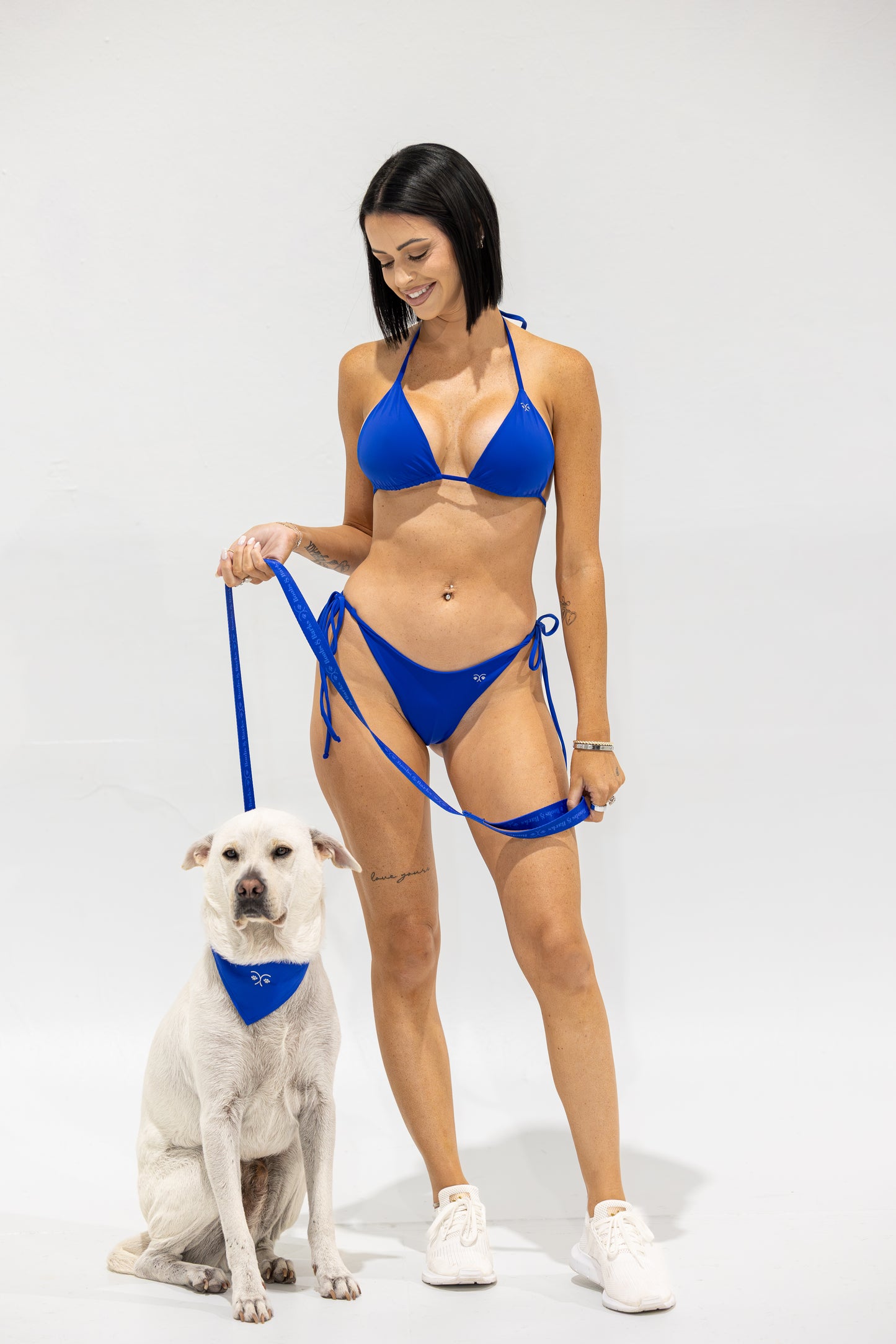 Classic 4ft B&B Dog Leash — Royal Blue