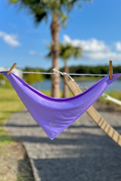 Durable Dog Bandana — Lavender Purple